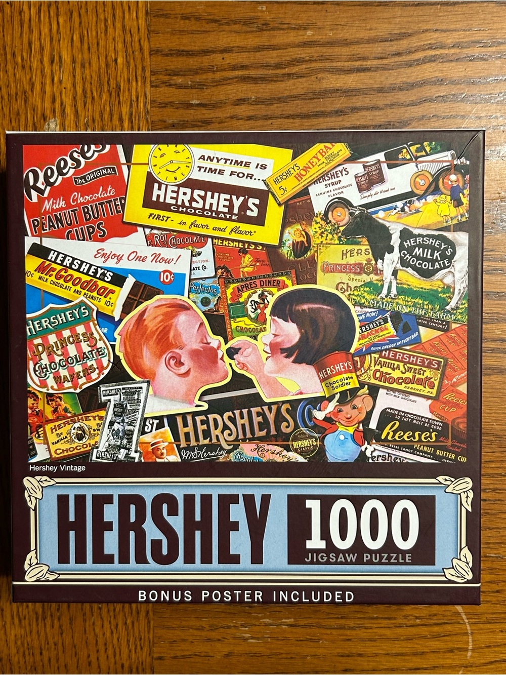 Vintage Hersheys Chocolate Collage 1000-Piece Jigsaw Puzzle by Master Pieces